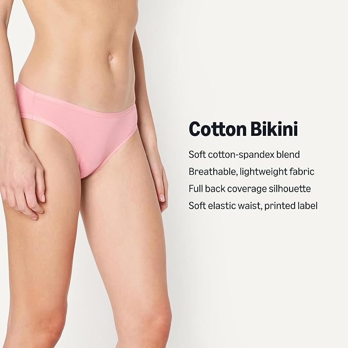 Amazon Essentials Women's Cotton Underwear Colorway 1