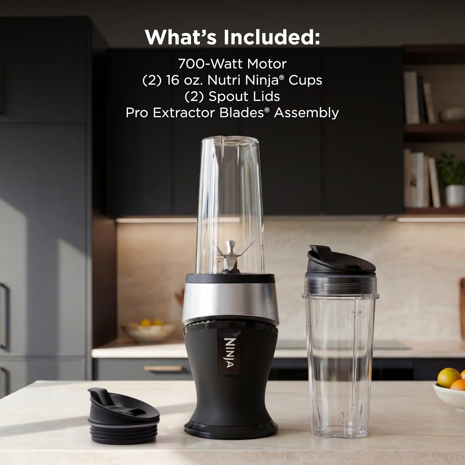 Ninja Fit single serve cups with travel lids
