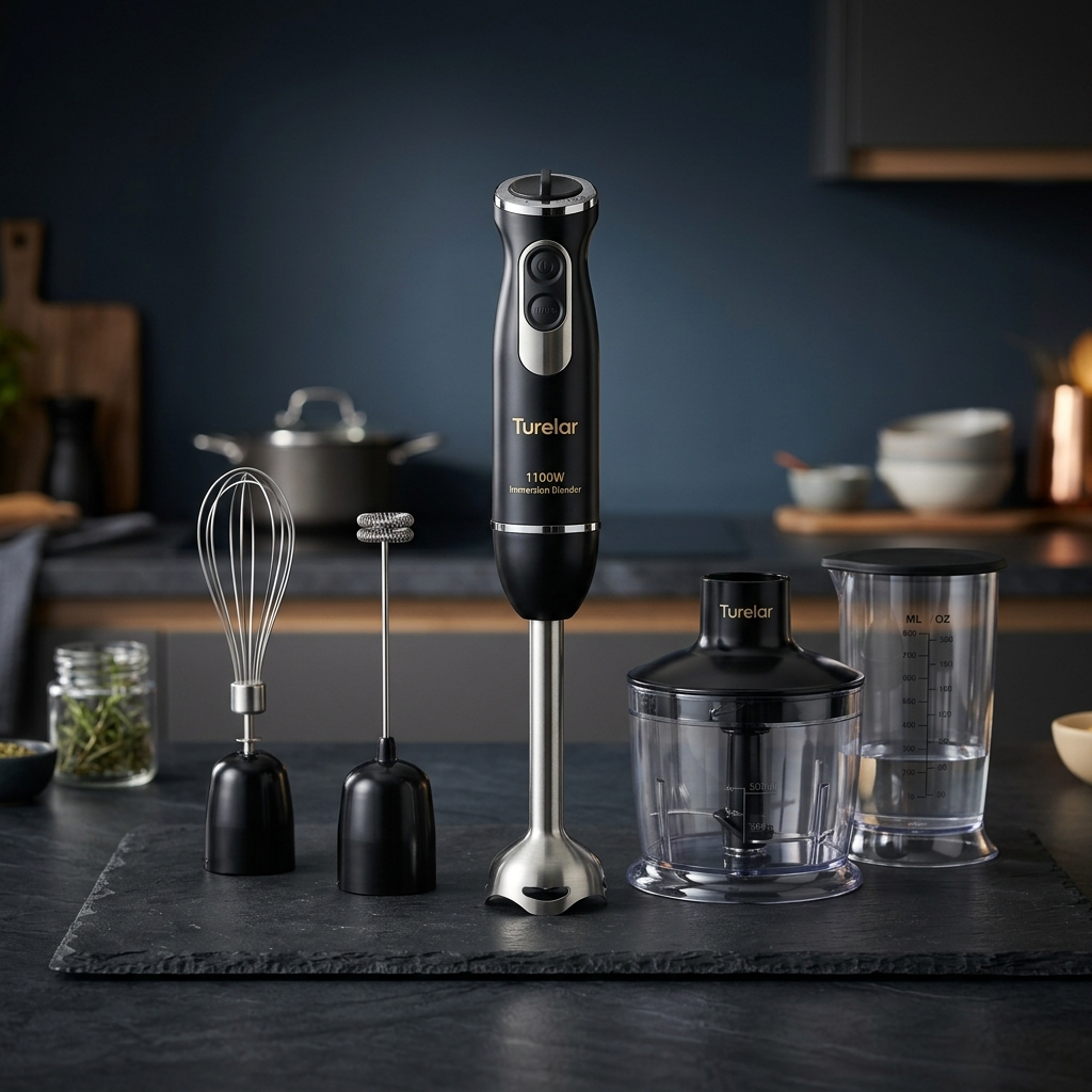 Turelar 1100W Hand Blender 5 in 1 Set